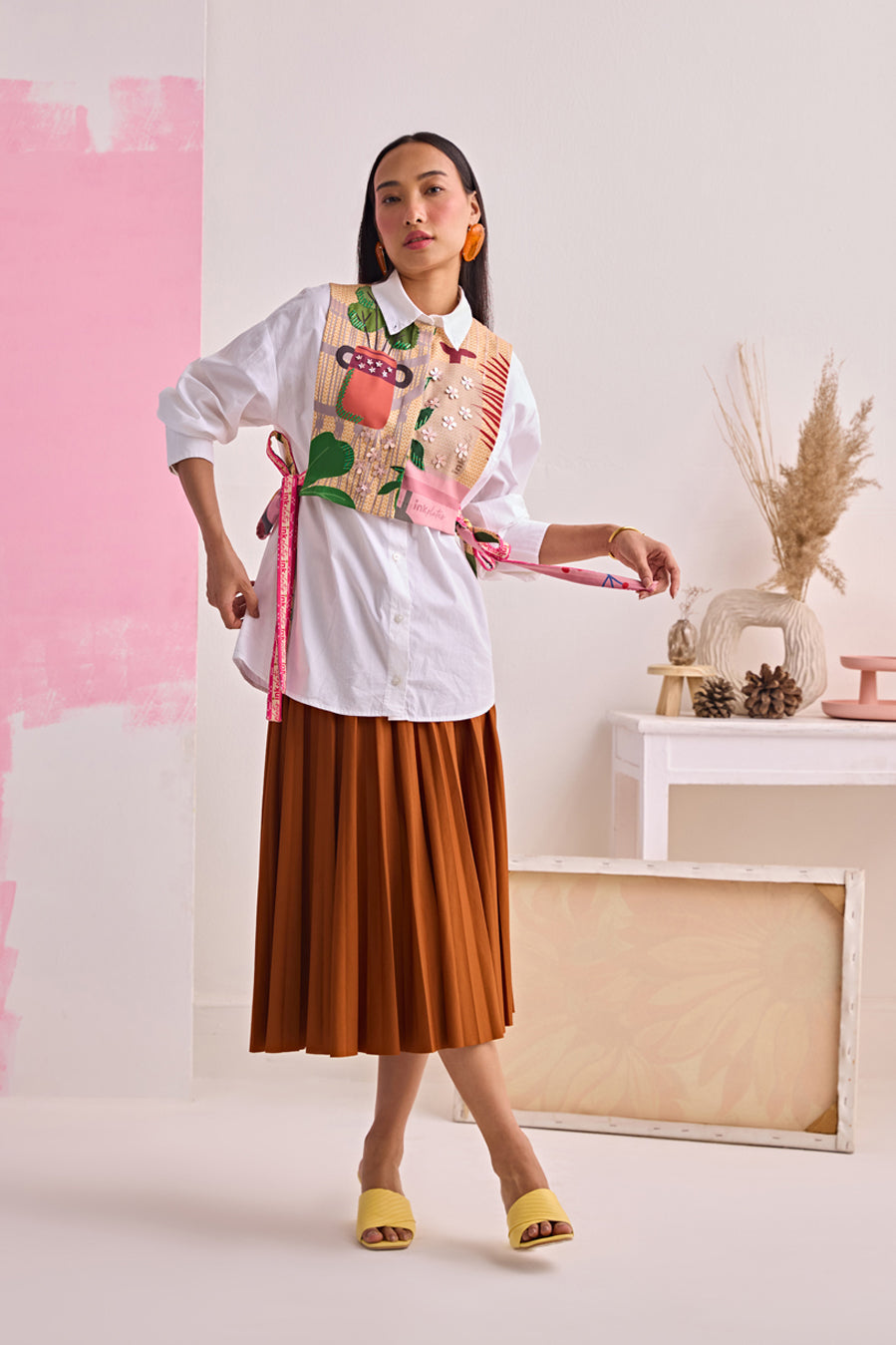 I'M A LITTLE TEAPOT PLEATED SKIRT