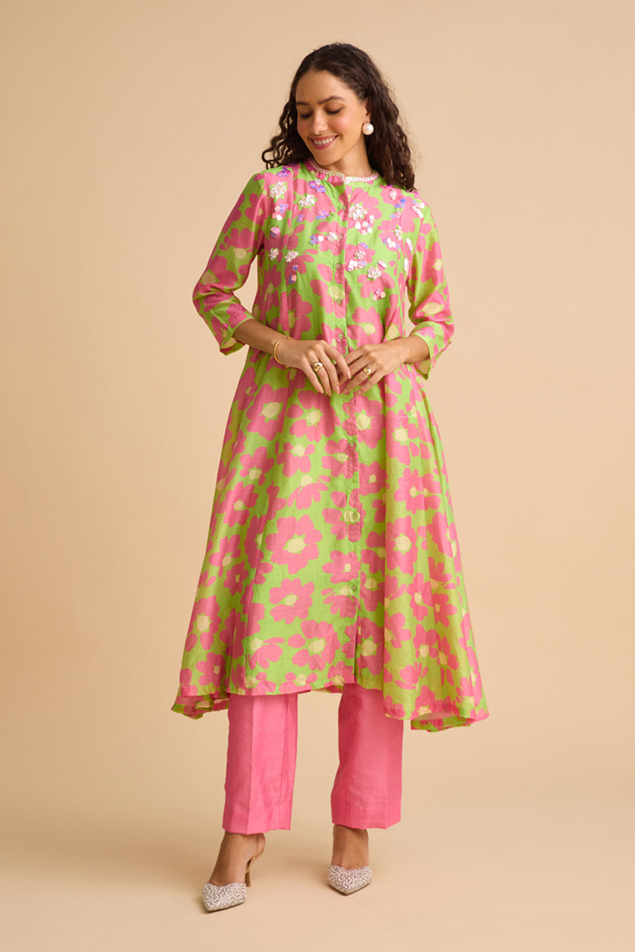 LA VIE EN ROSE KURTA SET