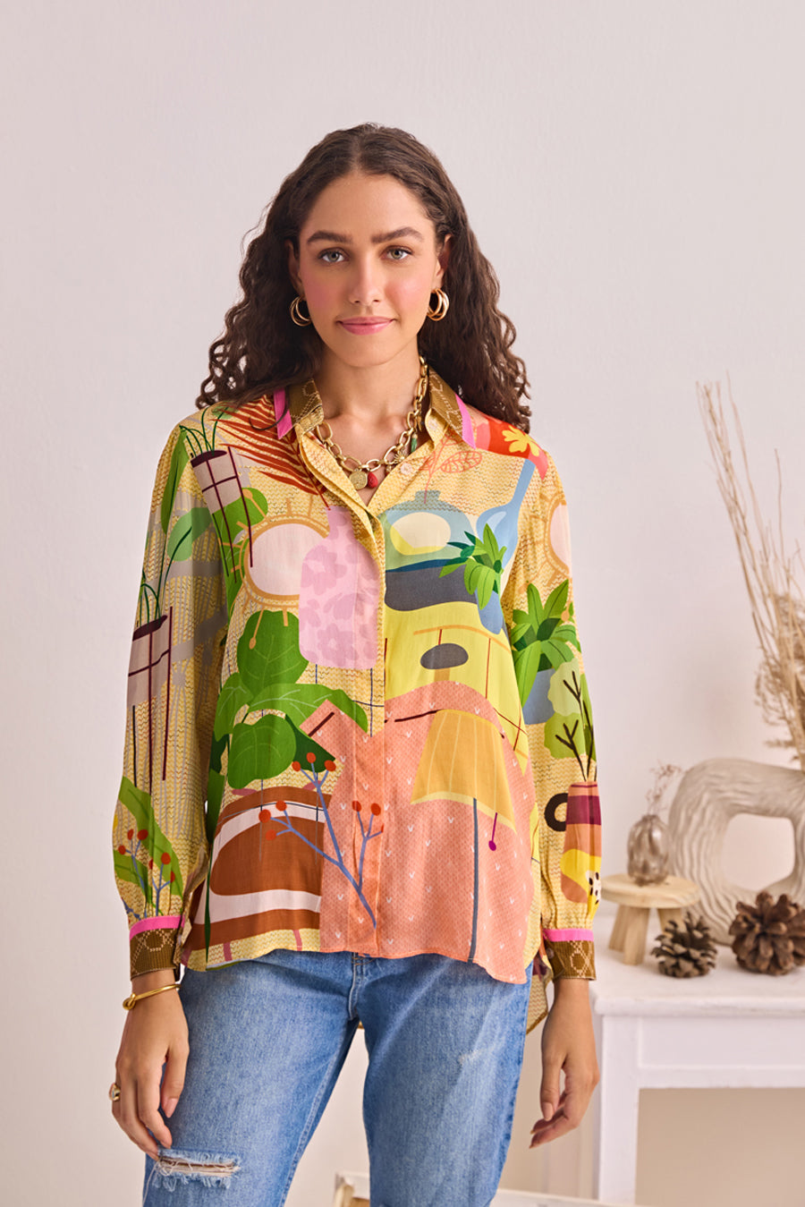 I'M A LITTLE TEAPOT CLASSIC SILK SHIRT