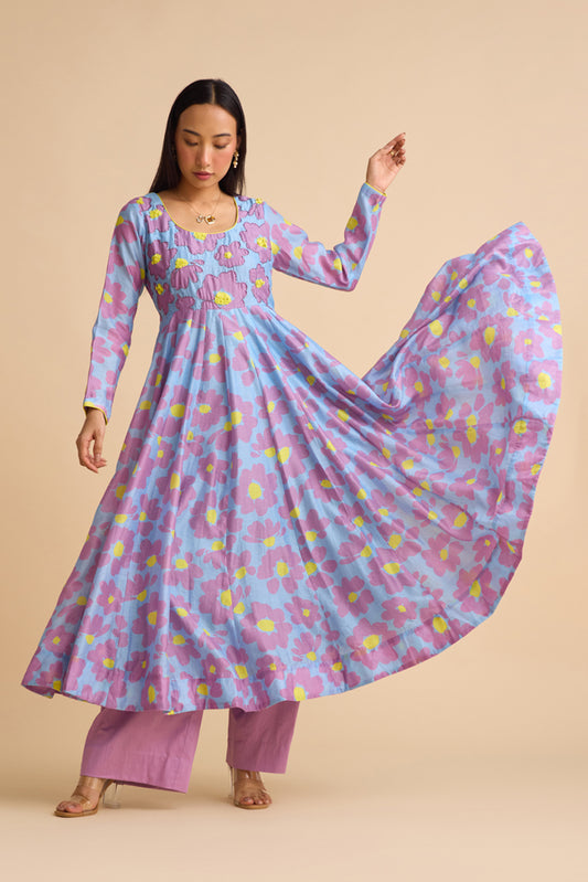 LA VIE EST BELLE ANARKALI KURTA