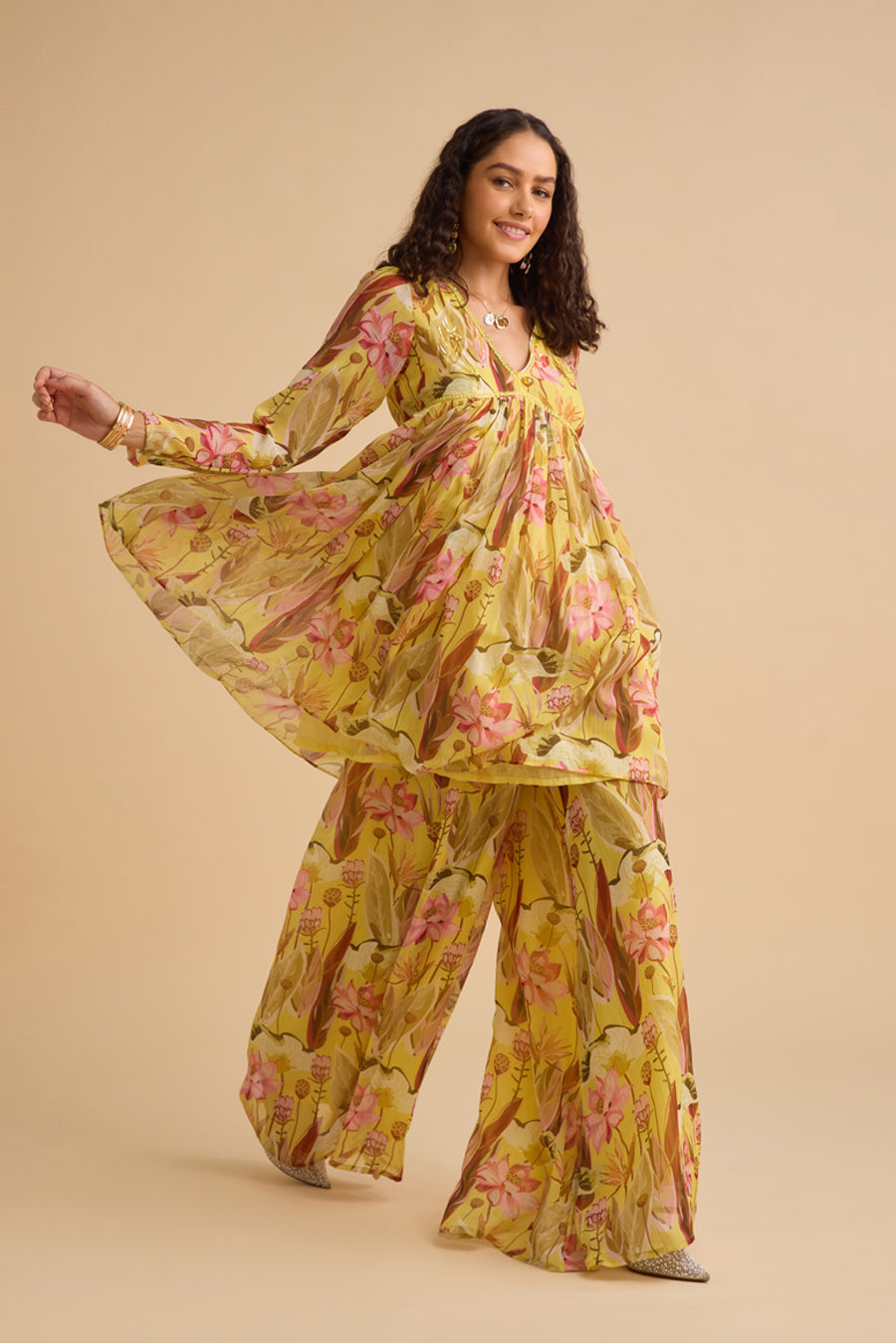 MORNING DANCE PEPLUM KURTA