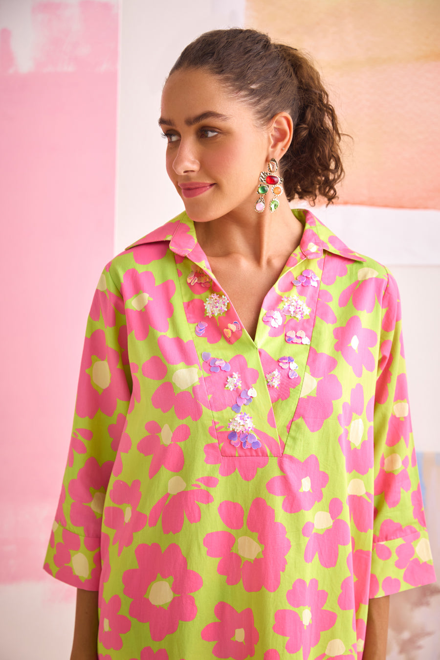 LA VIE EN ROSE TUNIC