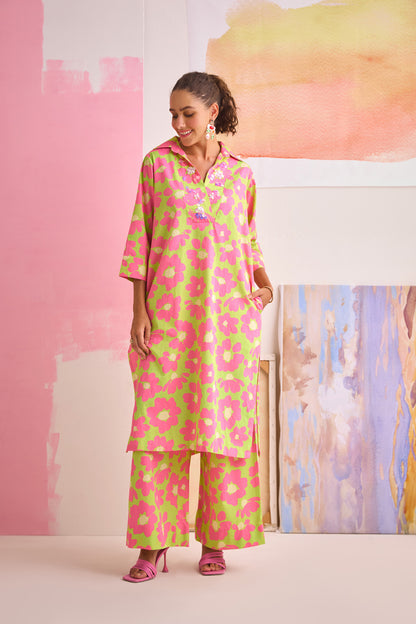 LA VIE EN ROSE COTTON SET
