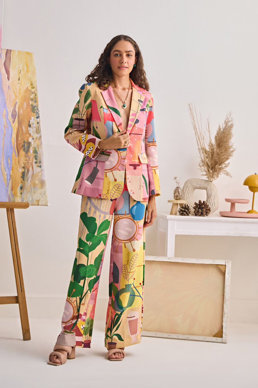 I'M A LITTLE TEAPOT BLAZER PANTS SET