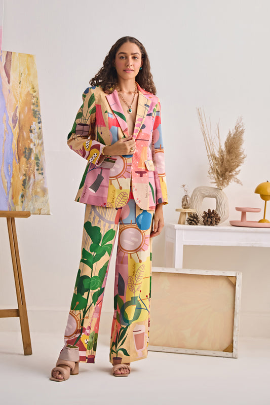 I'M A LITTLE TEAPOT BLAZER PANTS SET