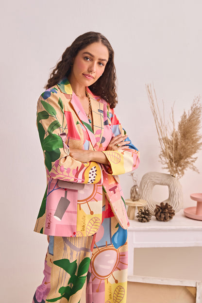 I'M A LITTLE TEAPOT BLAZER PANTS SET