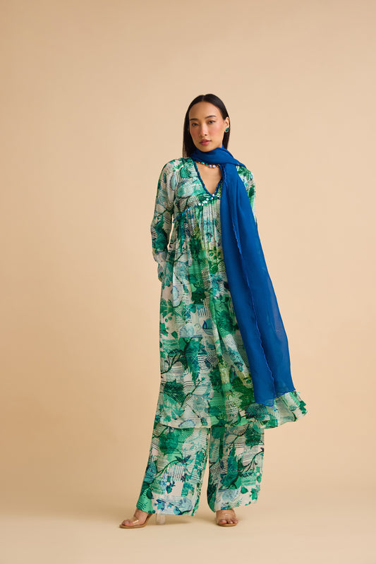 THROUGH THE RAIN SILK DUPATTA